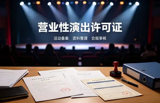 我司办理营业性演出许可证案例